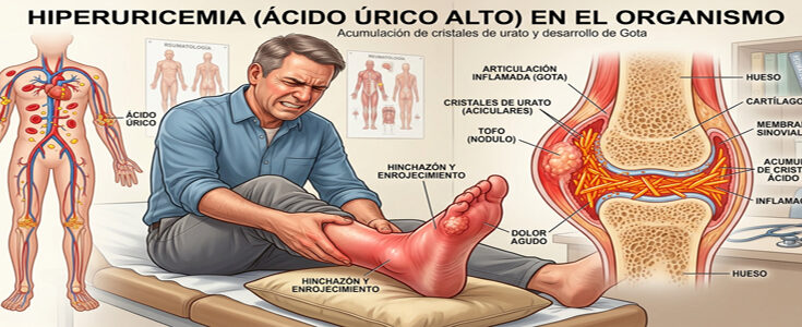 Ácido úrico alto: Guía completa de alimentación para controlar la hiperuricemia